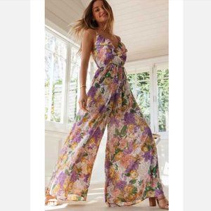 Boho Style Wide Leg Jumpsuit